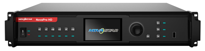 NOVASTAR 機材前面の画像