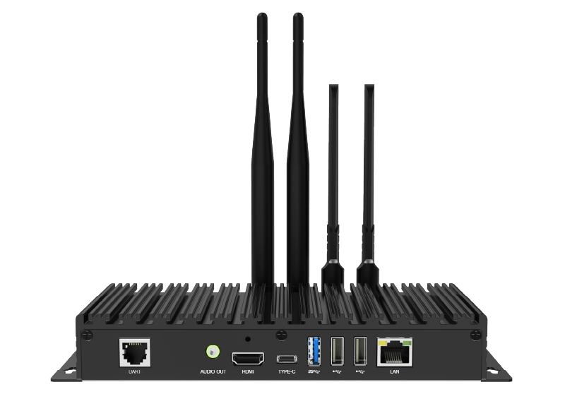 Colorlight製品 「A4K」の背面の機材画像